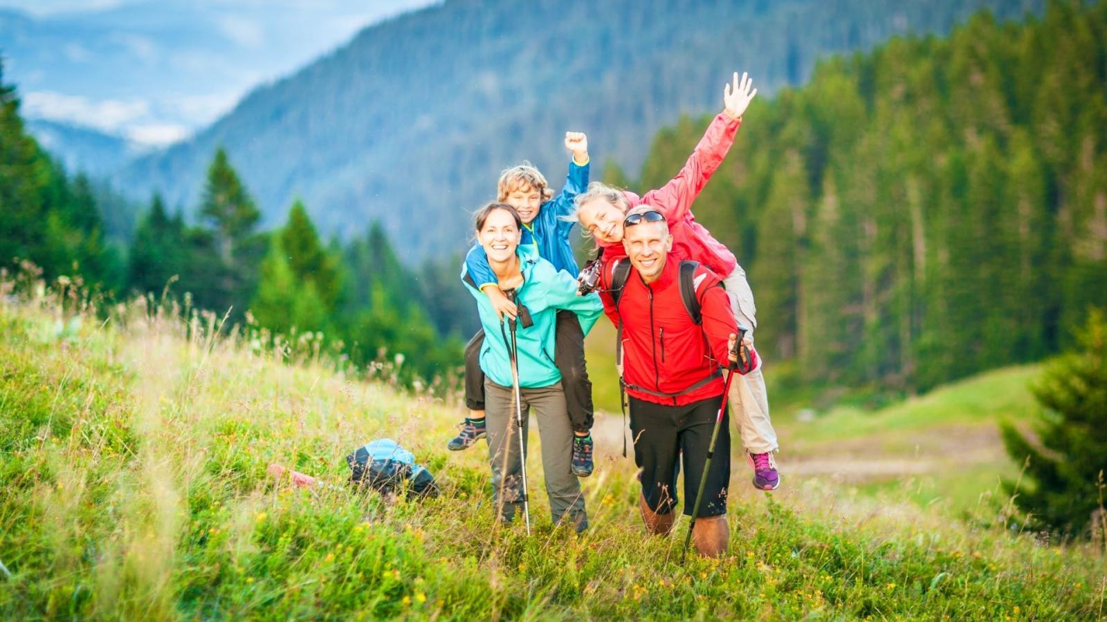 Group in the Mountains